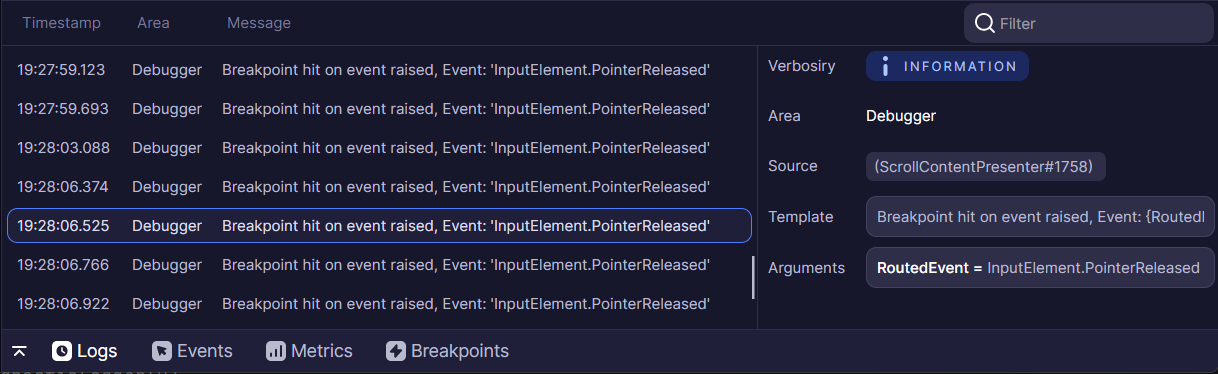 Application Breakpoints Tool | Avalonia Docs