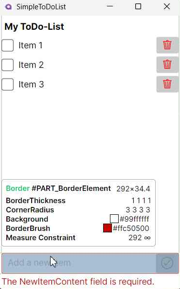 In-App Overlays inspect via Shortcut